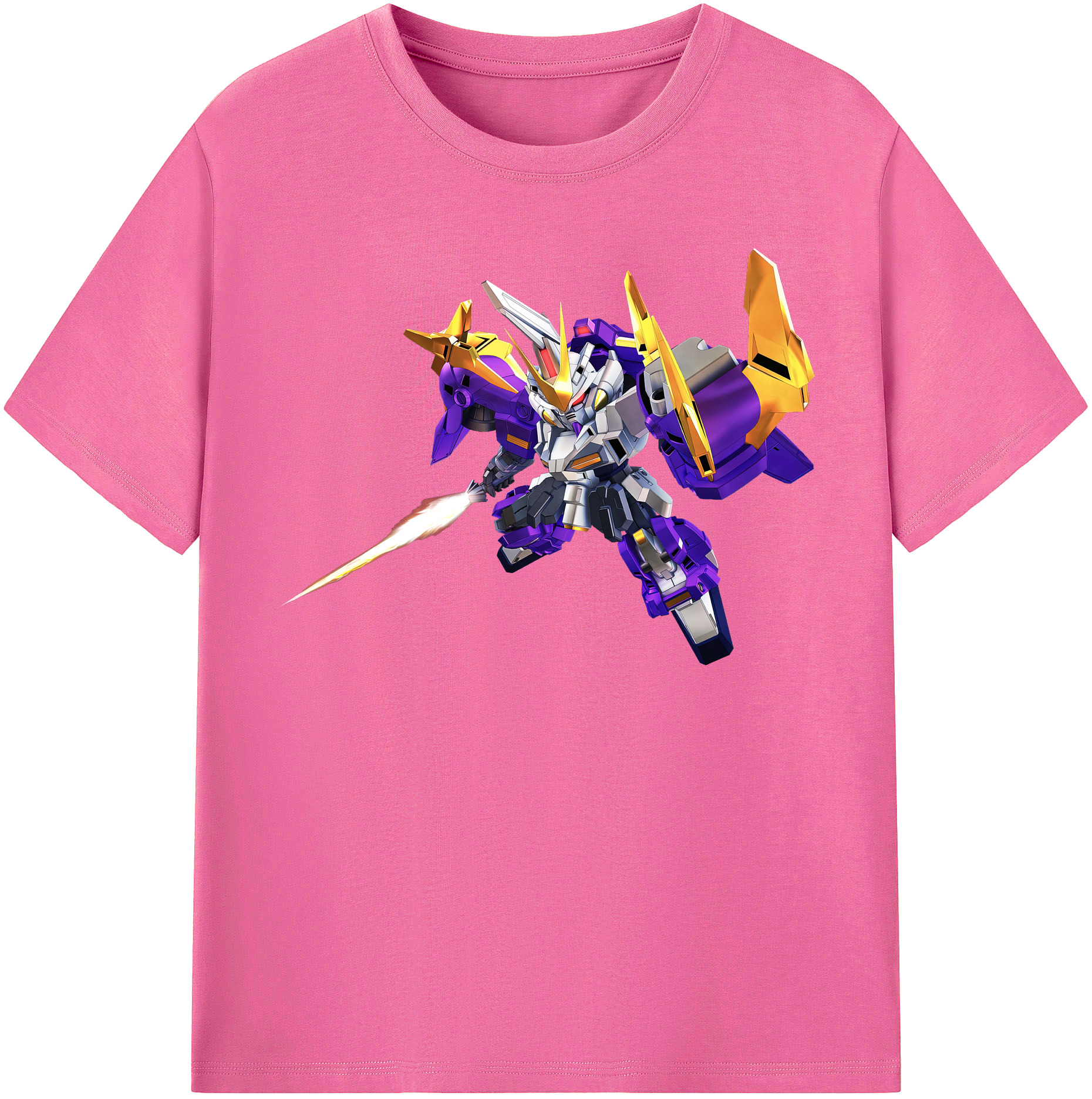 （画像用） 機動戦士ガンダム Mobile Suit Gundam レディースカジュアルプリントTシャツ（綿100％）